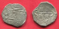 Spanien Spain 4 Reales Schiffsgeld Cob Coin Schiffsgeld -