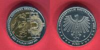 Bundesrepublik Deutschland 10 Euro Gedenkmünze 2003 200. Geburtstag von Gottfried Semper - teilvergoldet Normalausgabe mit Teilvergoldung in Kaps...