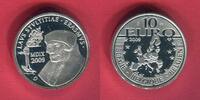 Belgien 10 Euro Silber-Gedenkmünze Erasmus - Lob der Torheit -