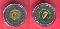 Irland Ireland 20 Euro Minigoldmünze Irland's kulturelles Erbe Erste Banknote von Irland (Ploughman Banknote) -