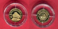 Liberia 10 Dollars Minigoldmünze Fussball WM Deutschland - Teilnehmer Mexico -