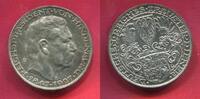 Silbermedaille 1927 D Weimarer Republik Gedenkmedaille Paul von Hindenburg 80. Geburtstag vz-prfr von polierten Stempeln winz. kr.