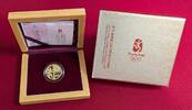 China, Peoples Republic, Volksrepublik 150 Yuan Gold 1/3 Unze Olympische Spiele Beijing Olympics - Archery - Bow & Arrow - Bogenschiessen -
