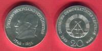 DDR 20 Mark Silbergedenkmünze 220. Geburtstag Johann Wolfgang von Goethe 1749-1832 -