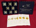 China 8 x 1 Yuan Münzen Olympische Spiele 2008 Peking Set - Jingjing Maskottchen -