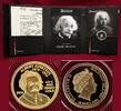Salomonen, Solomon Islands 10 Dollar Minigoldmünze Im Gedenken an Albert Einstein -