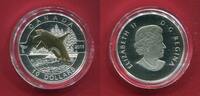 Kanada 10 Dollars Silbermünze Faszination Kanada - Orca (mit 24-karätiger Teilvergoldung) -