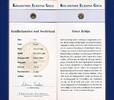 Liberia 12 Dollars Gold 1/50 Unze Kollektion Europas Gold - Großbritannien-Nordirland - Tower-Bridge -