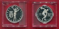 Italien 10 Euro Silbermünze 100 Jahre Olympisches Komitee -