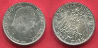Deutsches Reich 3 Mark, Silbermünzen Luitpold Prinz Regent von Bayern (1821-1911) 90. Geburtstag -