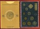Russland UDSSR Kursmünzensatz KMS Leningrad Mint - 1 Kopeke bis 1 Rubel mit Schuber -