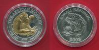 Somalia 10 Dollars Silbermünze The African Monkey (1 oz, m. Teilvergoldung) -