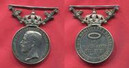 Schweden Sweden Silbermedaille ohne Band For Nit Och Redlighet I Rikets Tjanst Gustav V. -