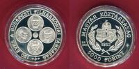 Ungarn 5000 Forint Silbermünze 150.Jahrestag Philharmonisches Orchester Budapest -