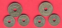 Ostafrika DOA Lot aus 3 Münzen Deutsch-Ostafrika-Lot - 10 + 5 Heller -