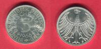 Deutschland, BRD 5 Mark Kursmünze Silberadler - Prägestätte Karlsruhe -
