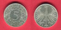 Bundesrepublik Deutschland 5 DM Silber Kursmünze Silberadler - Prägestätte Karlsruhe -
