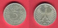 Deutschland, BRD 5 Mark Kursmünze Silberadler - Prägestätte Hamburg -