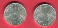 Bundesrepublik Deutschland 5 DM Silber Kursmünze Silberadler - Prägestätte Karlsruhe -