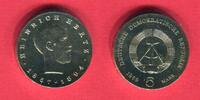 DDR 5 Mark Neusilber Gedenkmünze zum 75. Todestag von Heinrich Hertz 1857 - 1894 -