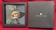 Cook Islands 20 Dollar Silbermünze teilcoloriert 3 oZ Masterpieces of Art - Carl Spitzweg - The Poor Poet - Der Arme Poet -