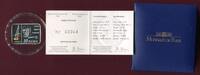Frankreich 10 Euro Vierecksilbermünze Liberté - Égalité - Fraternité (m. Farbapplikation) -