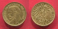 Baden Deutschland Germany Kaiserreich 10 Mark Friedrich I. Großherzog Kleinste Auflage dieses Typs 52.000 Low Mintage -