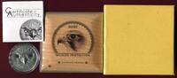 Mongolei 500 Togrog Silbermünze Sakerfalke - Saker Falcon (1 oz, mit zwei Swarovski-Elementen) -