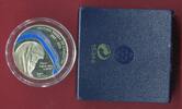 Palau 2 Dollar Silbermünze 100. Jahrestag - Geburt von Mutter Teresa (m. Farbapplikation) -