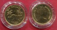 Bahamas Bahama Islands 10 Dollars Gold 1967 Elizabeth II. BU Stgl.