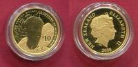 Neuseeland New Zealand 10 Dollars Gold 1/4 Unze Ounce 2008 Sir Edmund Hillary Achievement Mount Ever