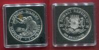 Somalia 100 Shillings Silbermünze African Wildlife Elephant - Privy Mark W16 (1 oz) -