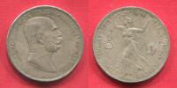 Österreich Austria 5 Corona Kronen Franz Josef I. 1848 - 1916 60. Regierungsjubiläum -