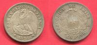 Chile 1 Peso Andean Condor Kondor -