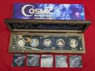 China, Kanada, Niue & USA 5 x 1 Unze Silber - mit eingearbeiteten Meteoriten Cosmic Investment Collection - aufwendig dekorierte Silbermünzen -