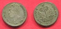 Haiti 25 Centimes Jean-Pierre Boyer (1818-1843) Large Head Großer Kopf Selten Numista 14 % -