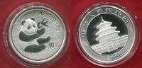 China 10 Yuan Silbermünze 2000 Panda (1 oz) Bankfrisch Stempelglanz