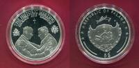 Palau 5 Dollars Silbermünze The Historic Meeting - Pope Francis & Benedict XVI -