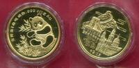 China Volksrepublik, PRC 1/2 Unze Panda Gold München Panda Munich Coinshow Half Ounce -