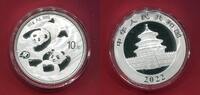 China 10 Yuan Silbermünze Panda -