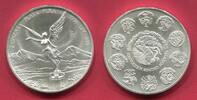 Mexico 2 Unzen Silber 1996 Libertad 2 Onzas Pura Plata mit Video Stempelglanz mit Zertifikat