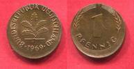 BRD Bundesrepublik Deutschland, FRG, Germany 1 Pfennig Fehlprägung Mint Error -