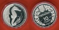 Ukraine 10 Hryvnias 2003 Seepferdchen - Seahorse - Gefährdete Tierwelt PP mit Zertifikat