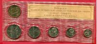 Russland Russia USSR UDSSR CCCP Sovjet Union Kursmünzensatz Circulation coin set 10 Kopeken - 1 Rubel Moscow Mint Token 50 Jahre Revolution 1917 -