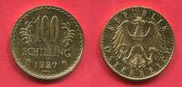 Österreich, Austria 1. Republik 100 Schilling Gold Kursmünze Circulation Coin -