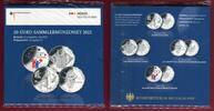 BRD Bundesrepublik Deutschland, FRG, Germany 4 x 20 Euro Gedenkmünzen 2022 Sammlermünzen-Set Spiegelglanz im Blister OVP