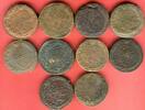Russland 10 x 5 Kopeken Kupfermünzen 1765-1785 Katharina II. Konvolut - Gesamtgewicht über 500 Gramm