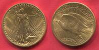 USA 20 Dollar Dollars 1922 St. Gaudens Walking Liberty Gold Double Eagle prfr. f. stgl.