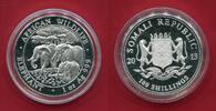 Somalia 100 Shillings Silbermünze African Wildlife - Elefant, Elephant (1 oz) -