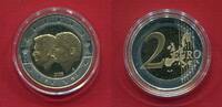 Belgien, Belgium, Belgie 2 Euro Gedenkmünze 2005 Henri von Luxemburg und König Albert II.- Wirtschaftsvertrag Polierte Platte mit Kapsel, Box & Z...